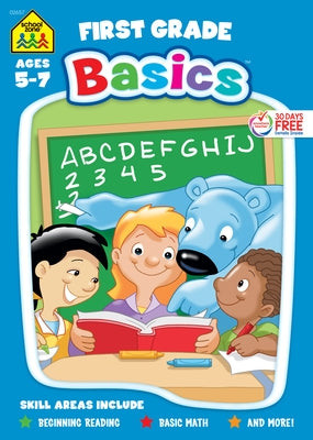 School Zone First Grade Basics 96-Page Workbook by Zone, School
