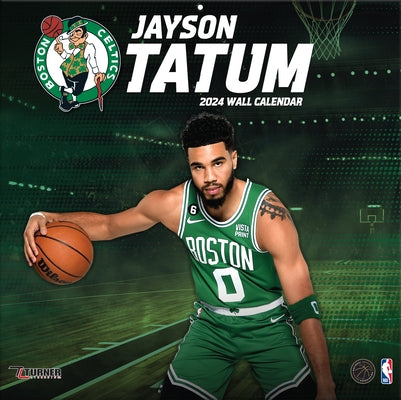 Boston Celtics Jayson Tatum 2024 12x12 Player Wall Calendar by Turner Sports