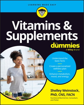 Vitamins & Supplements for Dummies by Weinstock, Shelley