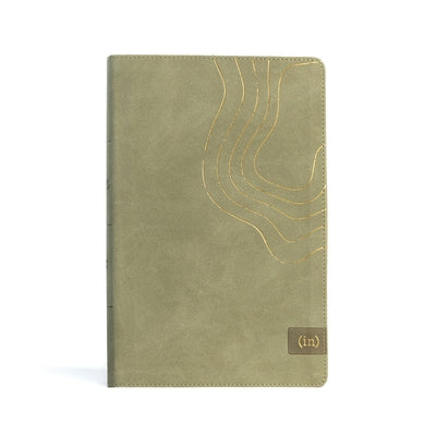 CSB (In)Courage Devotional Bible, Sage Leathertouch by (in)Courage