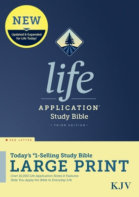 KJV Life Application Study Bible, Third Edition, Large Print (Hardcover, Red Letter) by Tyndale