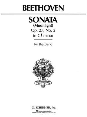 Sonata in C-Sharp Minor, Opus 27, No. 2 (Moonlight): Piano Solo by Beethoven, Ludwig Van