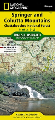 Springer and Cohutta Mountains Map [Chattahoochee National Forest] by National Geographic Maps