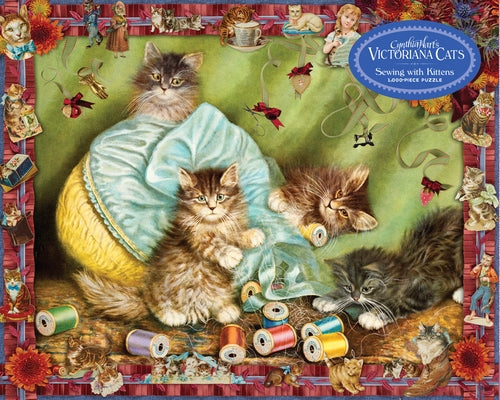 Cynthia Hart's Victoriana Cats: Sewing with Kittens 1,000-Piece Puzzle by Hart, Cynthia