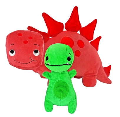 Tiny T. Rex and Pointy Plush Pair: 12.5 by Fleck, Jay