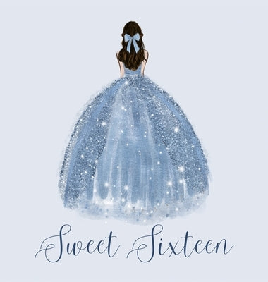 Sweet sixteen guest book, party Guest book, birthday party guest book to sign by Bell, Lulu and