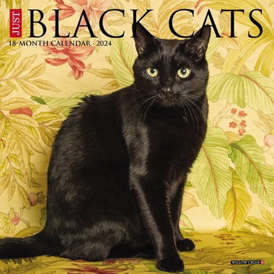 Just Black Cats 2024 7 X 7 Mini Wall Calendar by Willow Creek Press