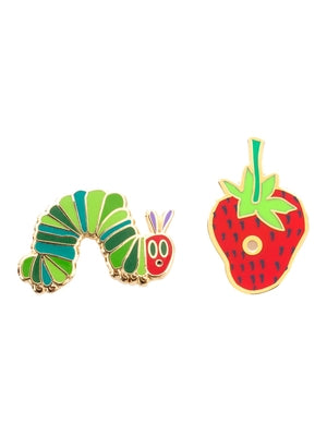 World of Eric Carle: The Very Hungry Caterpillar Enamel Pin Set by Out of Print