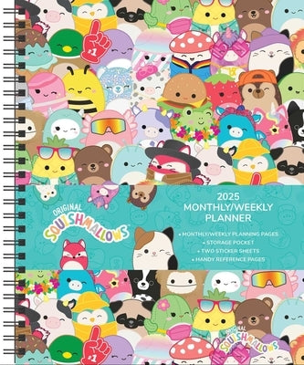 Squishmallows 12-Month 2025 Monthly/Weekly Planner Calendar by Jazwares