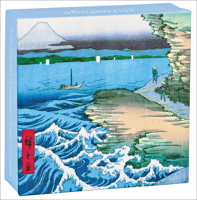 Hiroshige Mini Fliptop Notecard Box by Teneues Publishing