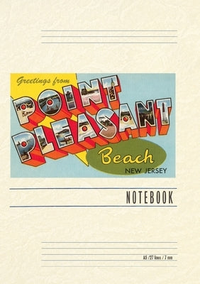 Vintage Lined Notebook Greetings from Point Pleasant Beach, New Jersey by Found Image Press