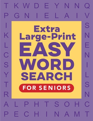 Extra Large-Print Easy Word Search for Seniors by Rockridge Press