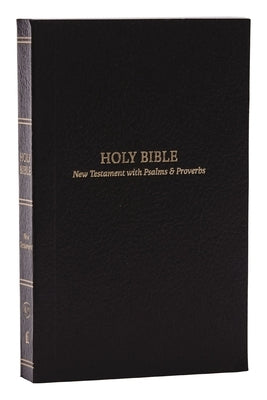 Kjv, Pocket New Testament with Psalms and Proverbs, Black Softcover, Red Letter, Comfort Print by Thomas Nelson