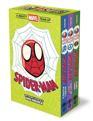 Spider-Man: A Mighty Marvel Team-Up 3-Book Box Set: 3 Original Graphic Novels: Animals Assemble!, Quantum Quest!, Cosmic Chaos! by Maihack, Mike