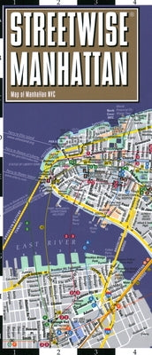 Streetwise Manhattan Map - Laminated City Center Street Map of Manhattan, New York by Michelin