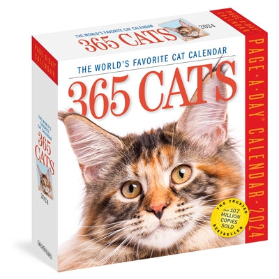 365 Cats Page-A-Day Calendar 2024: The World's Favorite Cat Calendar by Workman Calendars