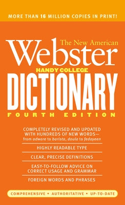 The New American Webster Handy College Dictionary: Fourth Edition by Morehead, Philip D.
