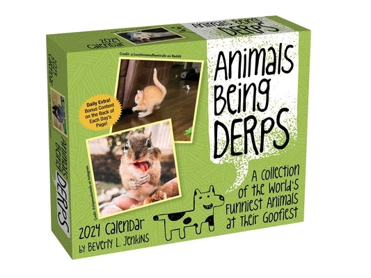 Animals Being Derps 2024 Day-To-Day Calendar by Jenkins, Beverly L.