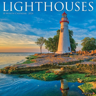 Lighthouses 2024 12 X 12 Wall Calendar by Willow Creek Press