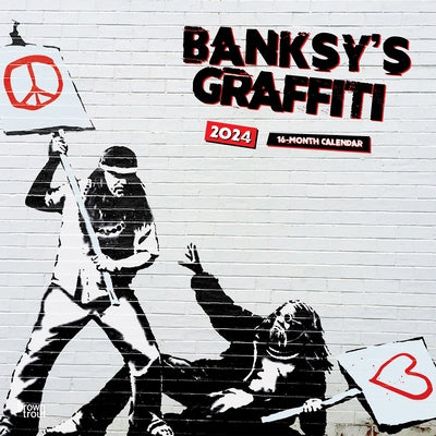 Banksy's Graffiti 2024 Square by Browntrout