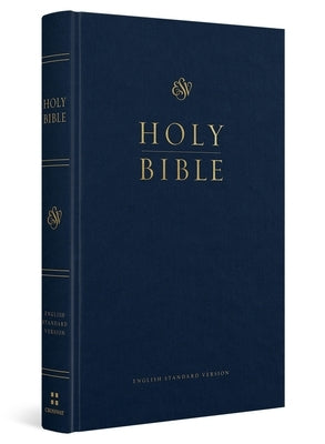 ESV Church Bible, Large Print (Hardcover, Blue) by Esv Bibles