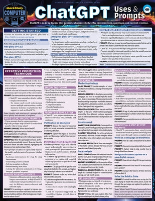 ChatGPT Uses & Prompts: A Quickstudy Laminated Reference Guide by Blackwell, Frank