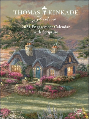 Thomas Kinkade Studios 12-Month 2024 Monthly/Weekly Engagement Calendar with Scr by Kinkade, Thomas