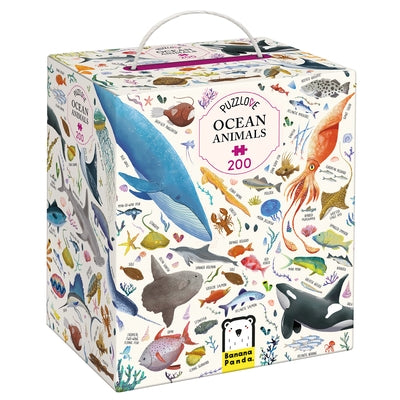 Puzzlove Ocean Animals (200 Pcs) 7+ Floor Puzzle by Banana Panda