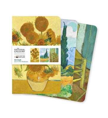 National Gallery: Van Gogh Set of 3 Mini Notebooks by Flame Tree Studio