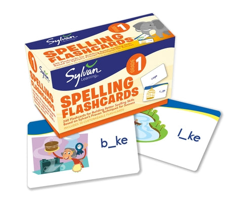 1st Grade Spelling Flashcards: 240 Flashcards for Building Better Spelling Skills Based on Sylvan's Proven Techniques for Success by Sylvan Learning