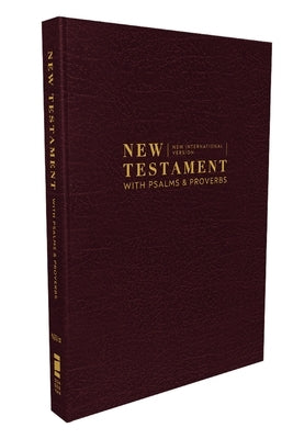 Niv, New Testament with Psalms and Proverbs, Pocket-Sized, Paperback, Burgundy, Comfort Print by Zondervan