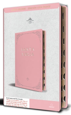 Biblia Rvr 1960 Letra Grande Tama?o Manual, Piel Rosada Con ?ndice / Spanish Bible Rvr 1960 Handy Size Large Print Leathersoft Pink with Index by Reina Valera Revisada 1960