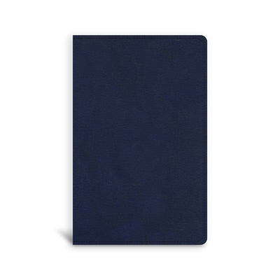 CSB Single-Column Compact Bible, Navy Leathertouch by Csb Bibles by Holman