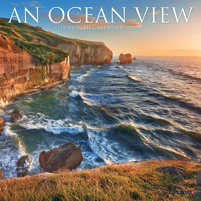 Ocean View 2024 7 X 7 Mini Wall Calendar by Willow Creek Press