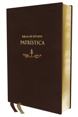 Reina Valera Revisada, Biblia de Estudio Patrística, Leathersoft, Marrón, Interior a DOS Colores, Palabras de Jesús En Rojo: La Sabiduría del Cristian by Revisada, Reina Valera