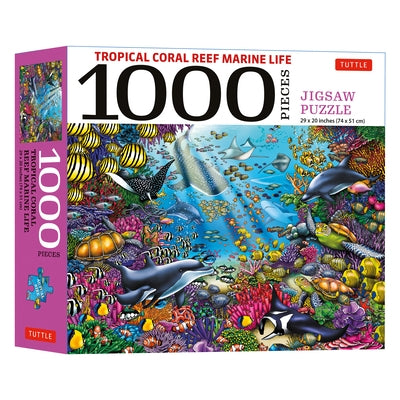 Tropical Coral Reef Marine Life - 1000 Piece Jigsaw Puzzle: Finished Size 29 in X 20 Inch (74 X 51 CM) by Huynh, Hue
