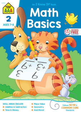 School Zone Math Basics Grade 2 Workbook by Zone, School