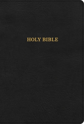 KJV Large Print Thinline Bible, Black Leathertouch by Holman Bible Publishers