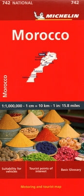 Michelin Map Africa Morocco 742 by Michelin