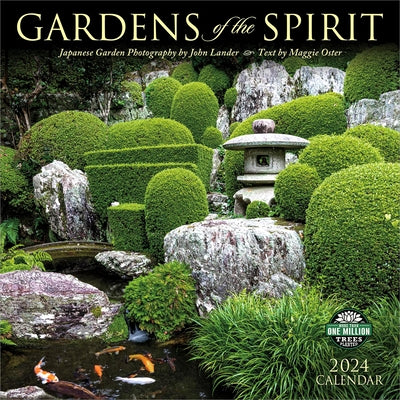 Gardens of the Spirit 2024 Wall Calendar: Japanese Garden Photography by Amber Lotus Publishing