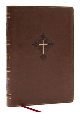 Rsv2ce, Thinline Large Print Catholic Bible, Brown Leathersoft, Comfort Print by Catholic Bible Press