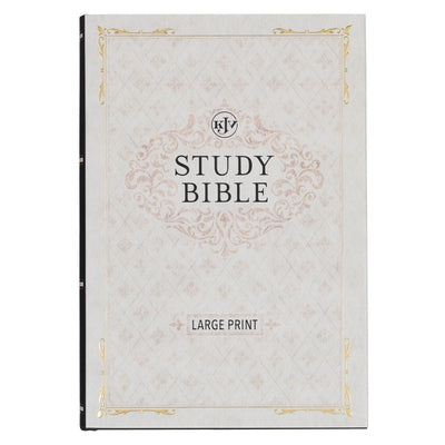 KJV Study Bible, Large Print King James Version Holy Bible, Black Hardcover by Christian Art Gifts