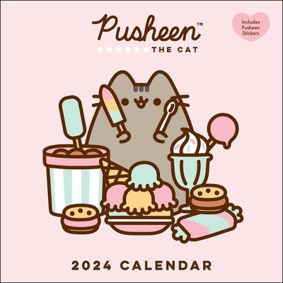 Pusheen 2024 Wall Calendar by Belton, Claire