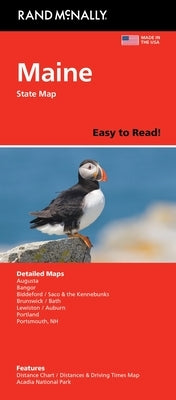 Rand McNally Easy to Read: Maine State Map by Rand McNally