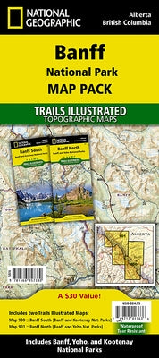 Banff National Park [Map Pack Bundle] by National Geographic Maps