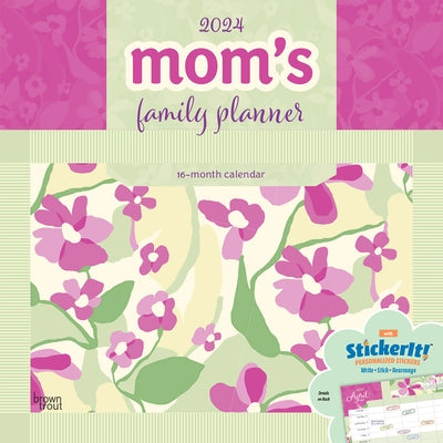 Mom's Family Planner 2024 Square Stkr by Browntrout