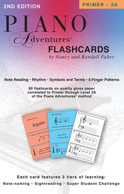 Piano Adventures Flashcards In-A-Box by Faber, Nancy