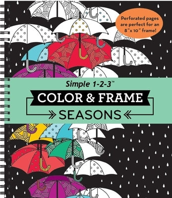 Color & Frame - Seasons (Adult Coloring Book) by New Seasons