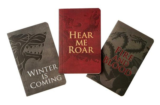 Game of Thrones: Pocket Notebook Collection (Set of 3): House Words by Insight Editions