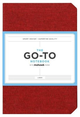 Go-To Notebook with Mohawk Paper, Brick Red Lined: (Lined Notebook, Notebook with Lines, Red Notebook) by Chronicle Books